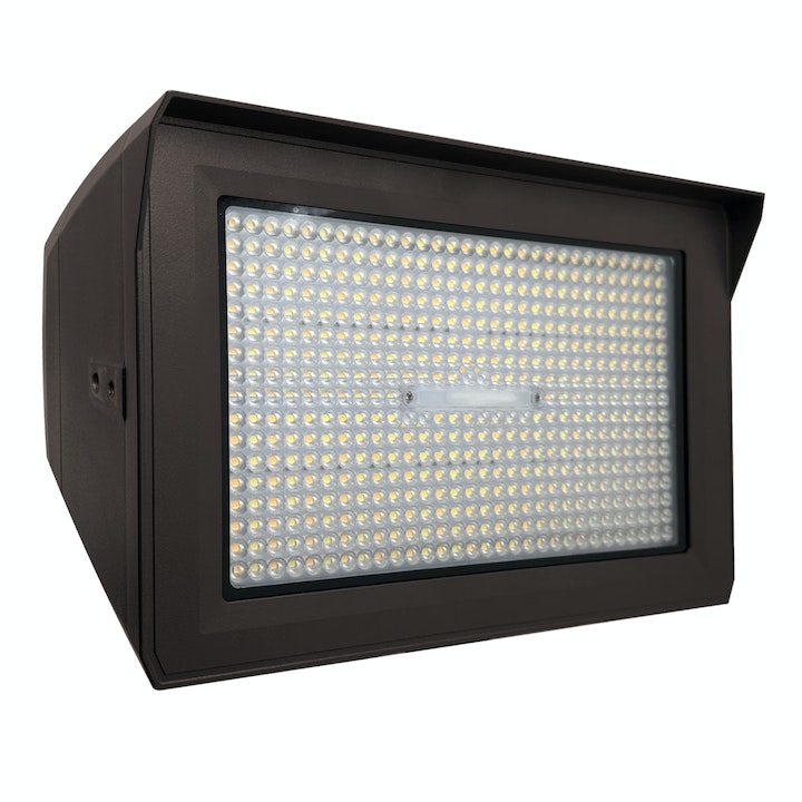 LED Flood Light, 22,500 Lumen Max, CCT and Wattage Selectable, Integrated Photocell, 120-277V
