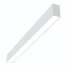 6FT Architectural Linear Downlight, 9000 Lumen Max, Wattage and CCT Selectable, 120-277V