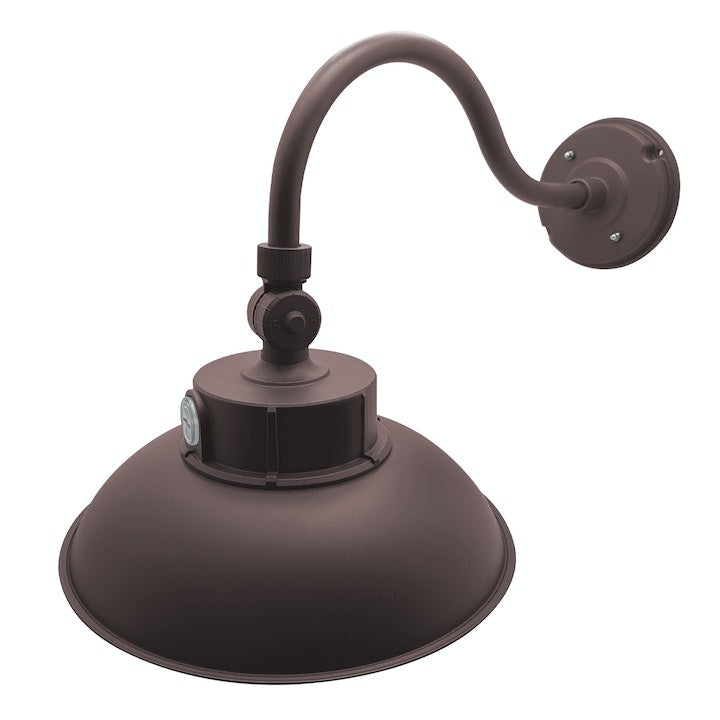 LED Gooseneck Barn Light, 6500 Lumen Max, Wattage and CCT Selectable