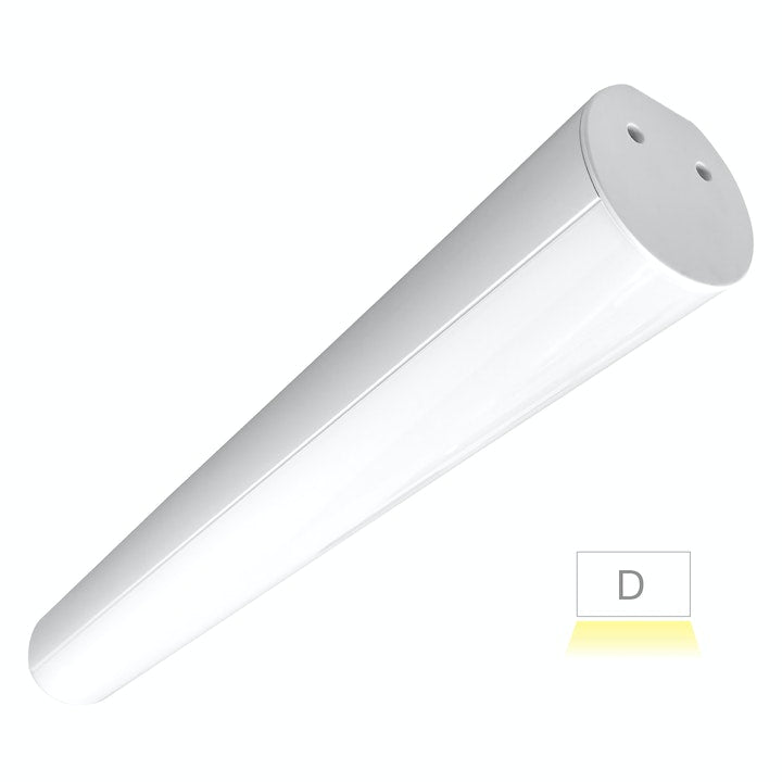 2' Architectural Tubular Linear Fixture, 20W, 2300 Lumens, CCT Selectable, 120-277V