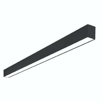 2FT C-Line: Suspended Linear w/ Uplight, 3125 Lumen Max, Wattage and CCT Selectable, 120-277V, Black or White Finish