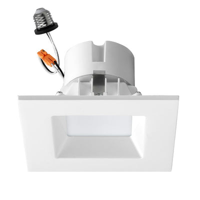 4" Square Retrofit Downlight, 11W, 750 Lumens, 120V