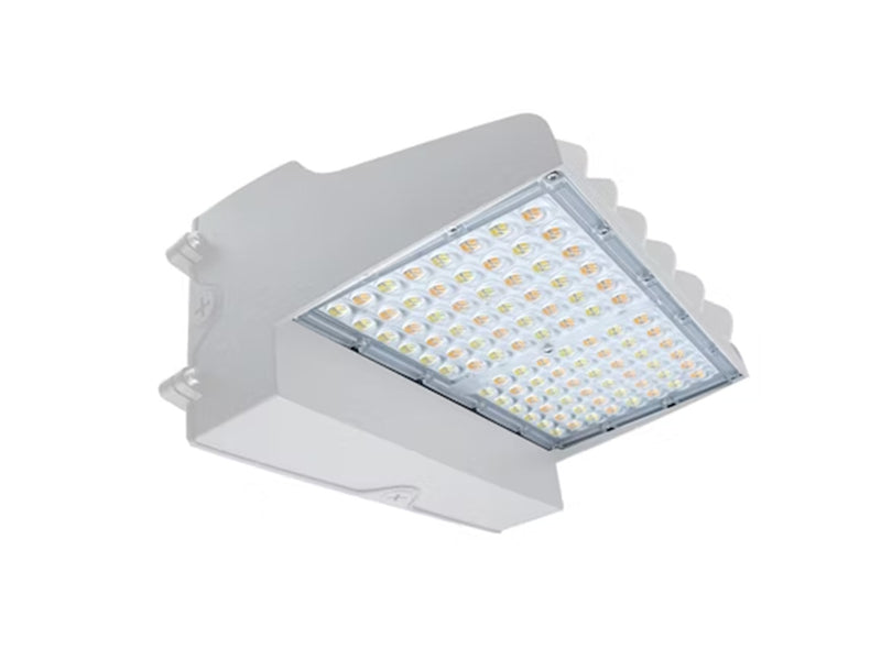 Wall Pack: Flat-FC-Line, 8700 Lumen Max, Wattage and CCT Selectable, 120-277V, Sensor Ready, Bronze, Black or White Option