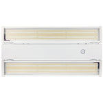 Foldable 2 Foot Linear High Bay, 23,625 Lumens, 145W/160W/175W Selectable, 5000K, 0-10V Dimmable, 120-277V, White Finish
