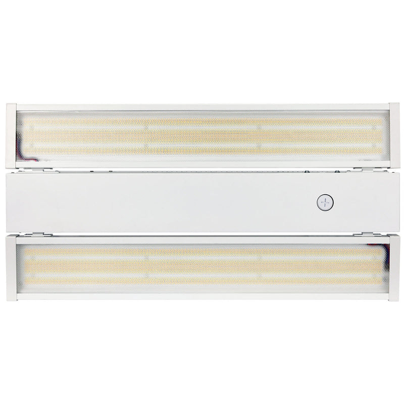 Foldable 2 Foot Linear High Bay, 23,625 Lumens, 145W/160W/175W Selectable, 5000K, 0-10V Dimmable, 120-277V, White Finish