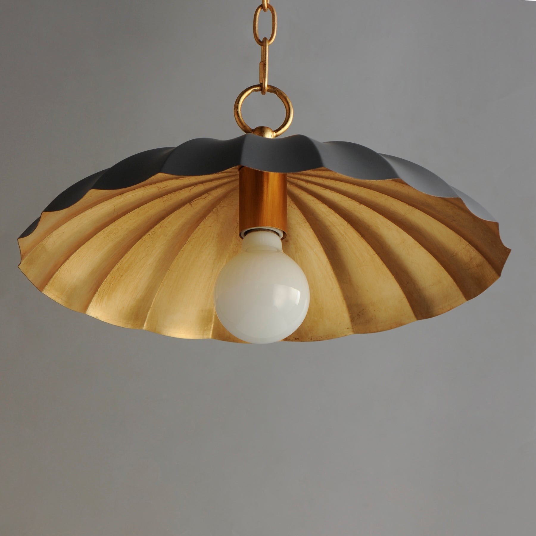 Primrose 1-Light Pendant, Black, Dark Grey or Matte White