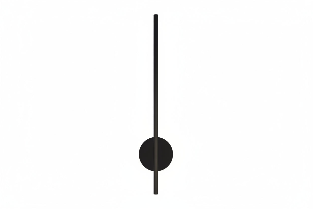 24" LED Wall Sconce, 8W, CCT Selectable, 120-277V, Matte Black