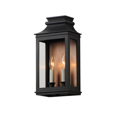 Savannah VX 2-Light Outdoor Sconce, Antique Copper / Black Oxide or Black Oxide