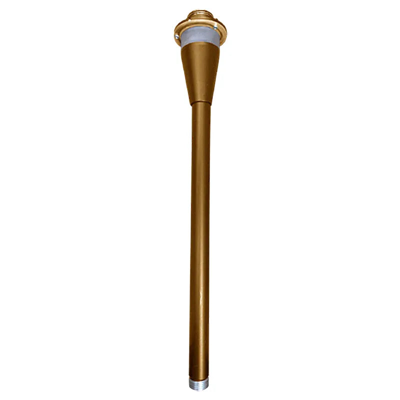 22in AA SERIES PATH LIGHT STEM RGBW BLUETOOTH WG APP, Cap Option Available, Black, Antique Brass, or Oil-Rubbed Bronze