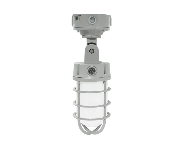 LED RGB Vapor Tight Jelly Jar, 2,148 Lumens,Wattage Selectable, 120-277V, Integrated Photocell