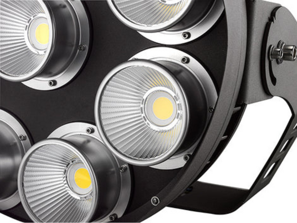 LED Stadium Flood Light, 500, 600, or 1200 Watts, CCT Selectable 4000K/4500K/5000K/6000K, 120-277V, 132,000 Lumens