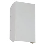 Satin wall-mounted light on a white background