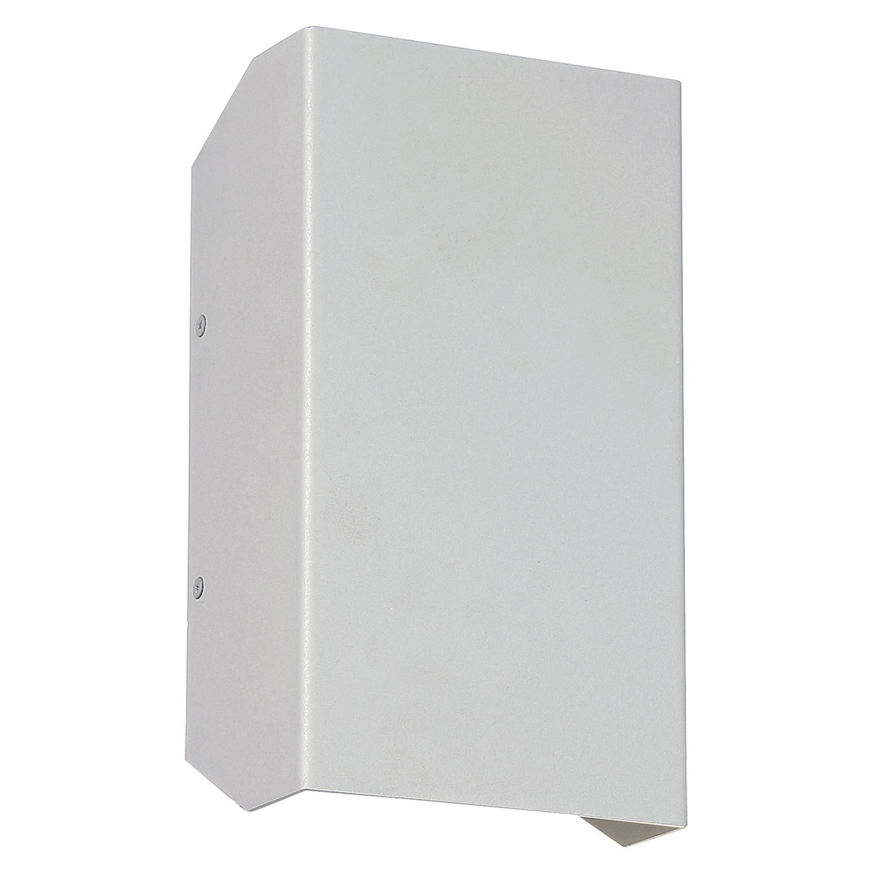 Satin wall-mounted light on a white background
