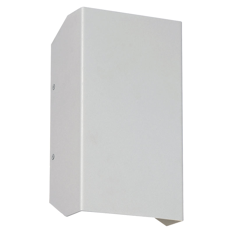 Satin wall-mounted light on a white background