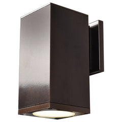 Bayside Outdoor LED Wall Mount, 3000K, 1000 Lumens, 15W, 120V, Bronze or Satin