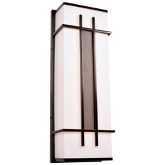 Tuxedo Outdoor LED Wall Mount, 3000K, 2693 Lumens, 25W, 120V, Bronze or Satin