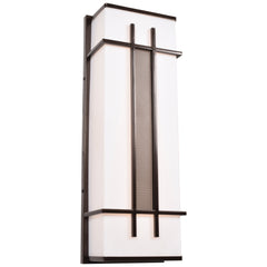 Tuxedo Outdoor LED Wall Mount, 3000K, 3326 Lumens, 30W, 120V, Bronze