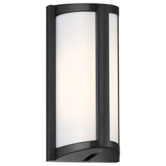 Margate Outdoor LED Wall Mount, 3000K, 1200 Lumens, 12W, 120V, Black or Satin