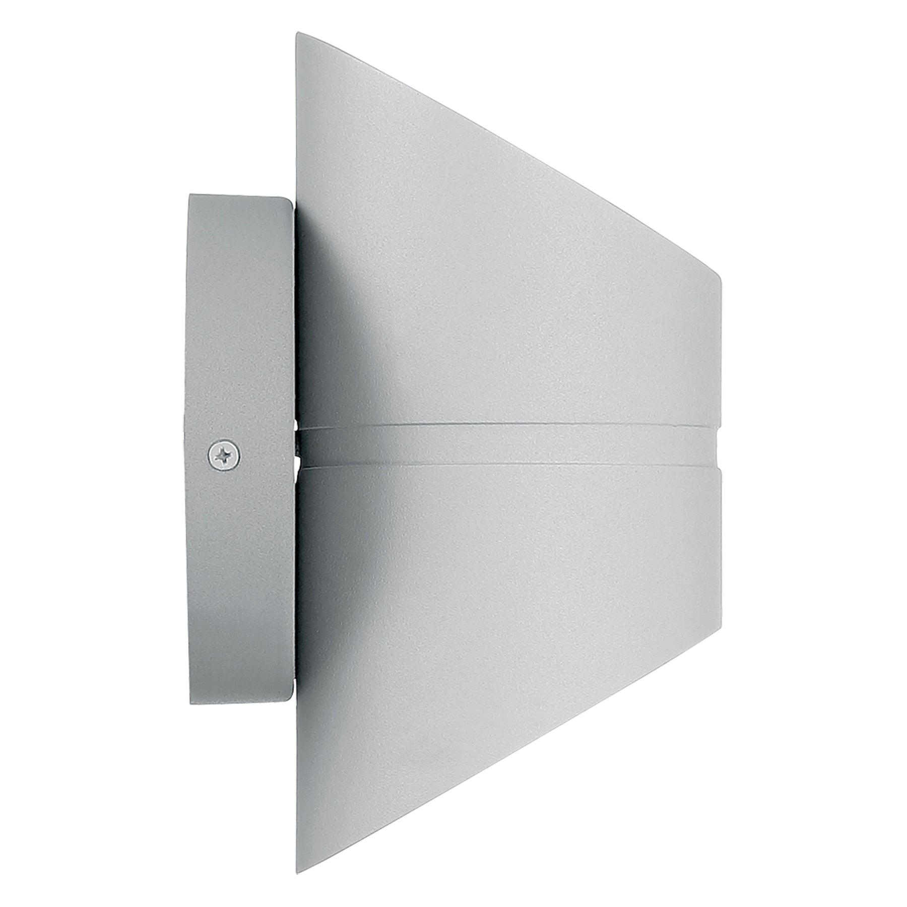 Modern wall-mounted light fixture on a white background