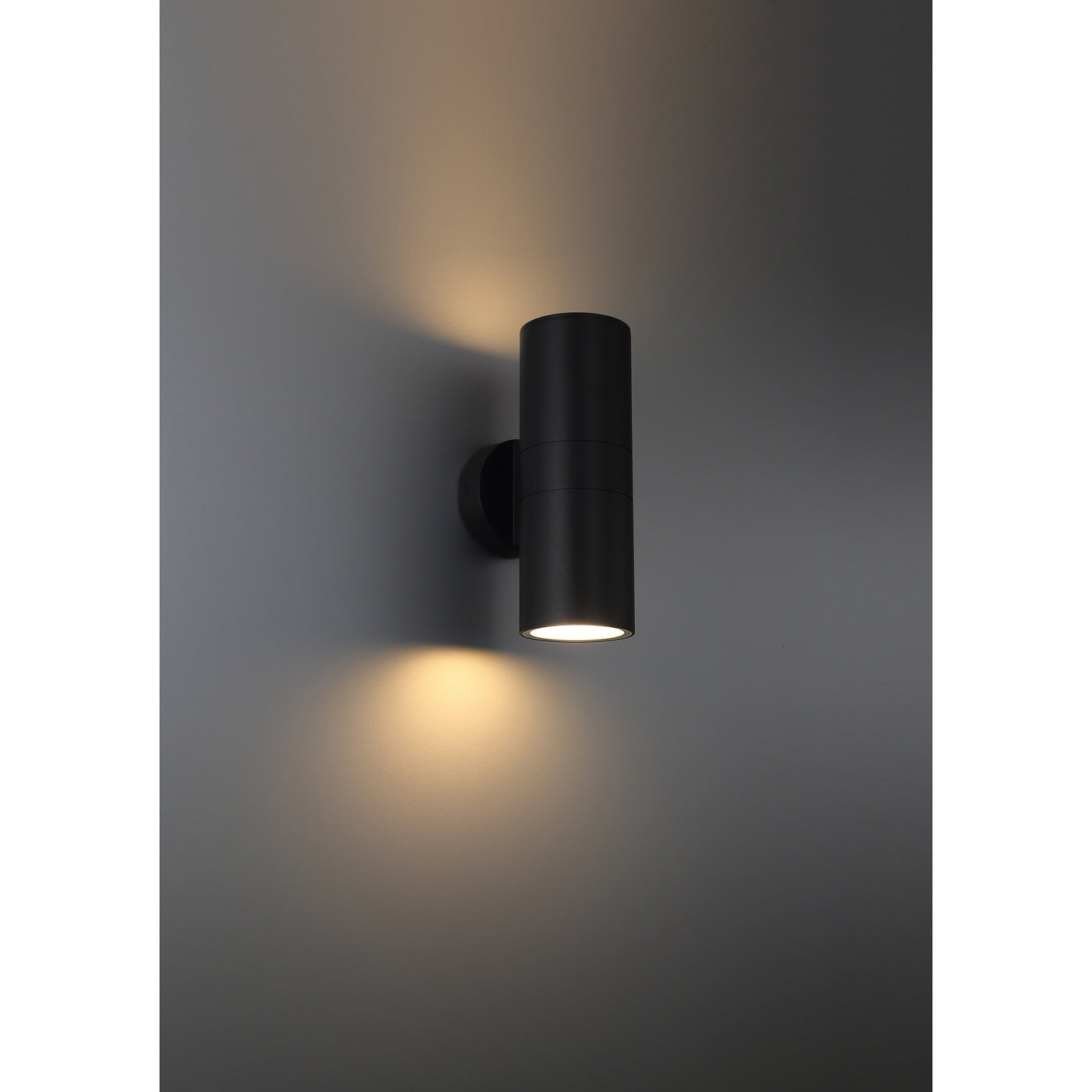 Bi-Directional Outdoor LED Wall Sconce, 1600 Lumens, 20W, 3000K, 120V, Black, Matira Dual Collection
