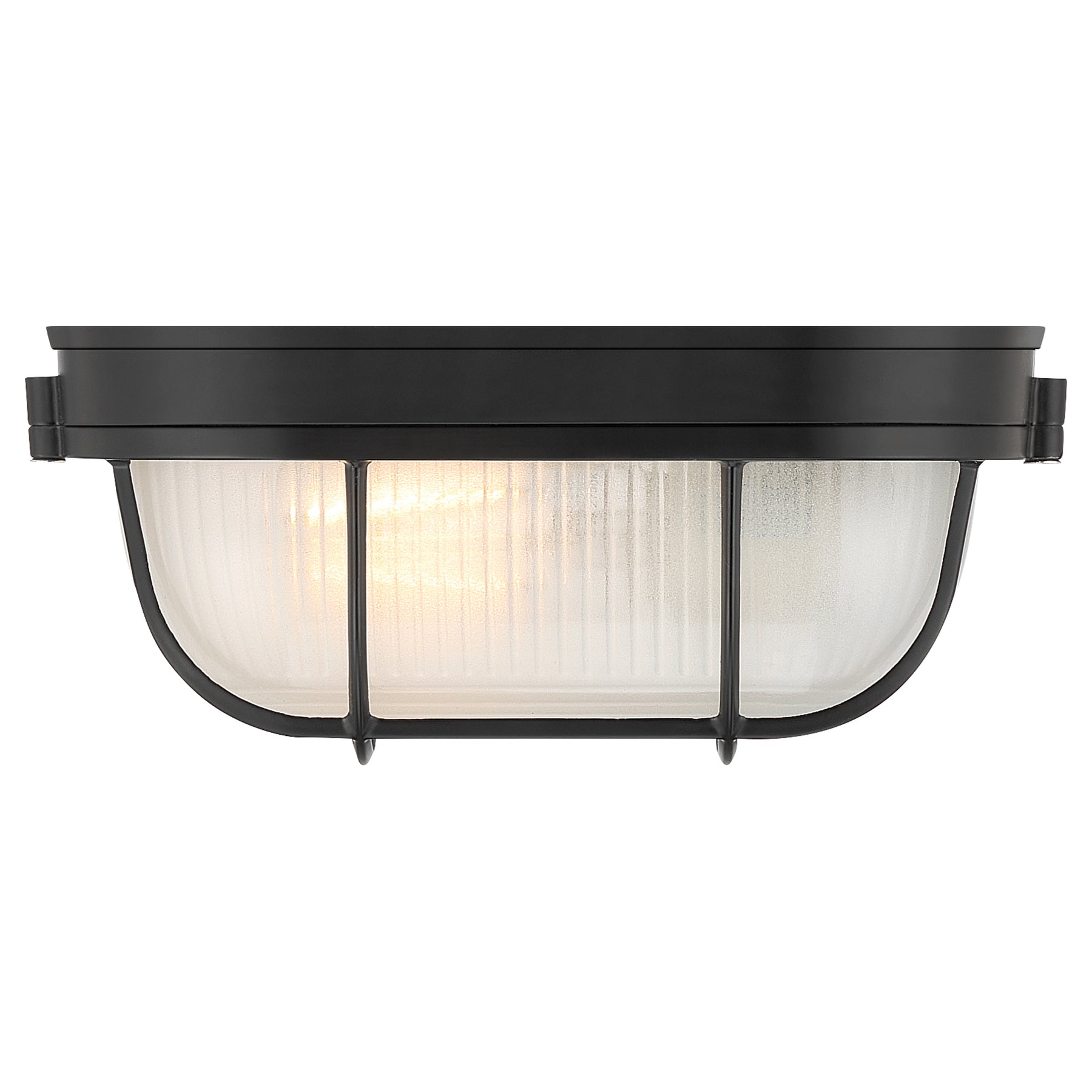 1 Light Outdoor Bulkhead, 60W, 120V, Black Finish, Nauticus Dual Mount