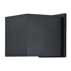 Square Bi-Directional Outdoor LED Wall Mount, 3000K, 480 Lumens, 6W, 120V, Black, Bronze, Satin or White