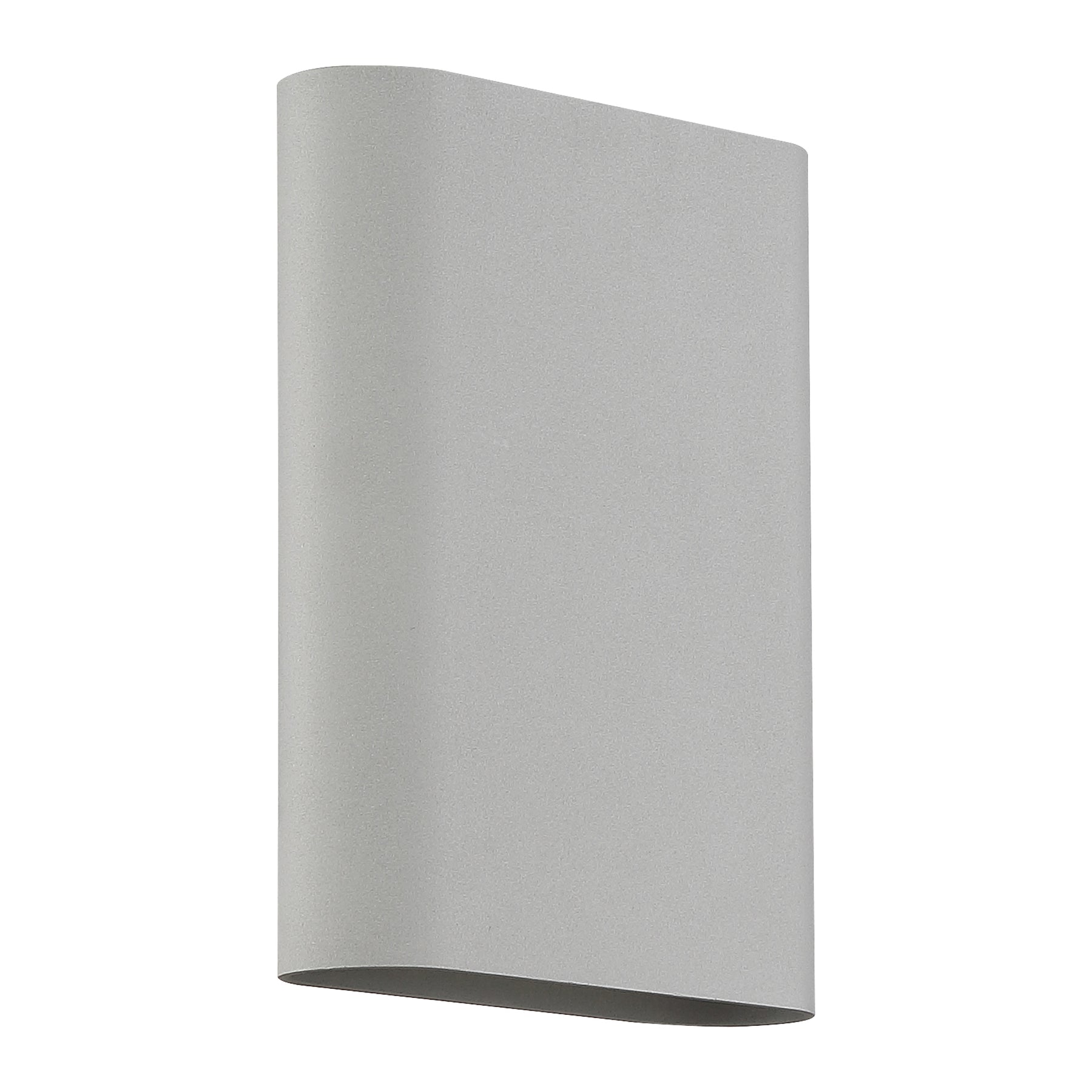 Satin wall-mounted light fixture on a white background