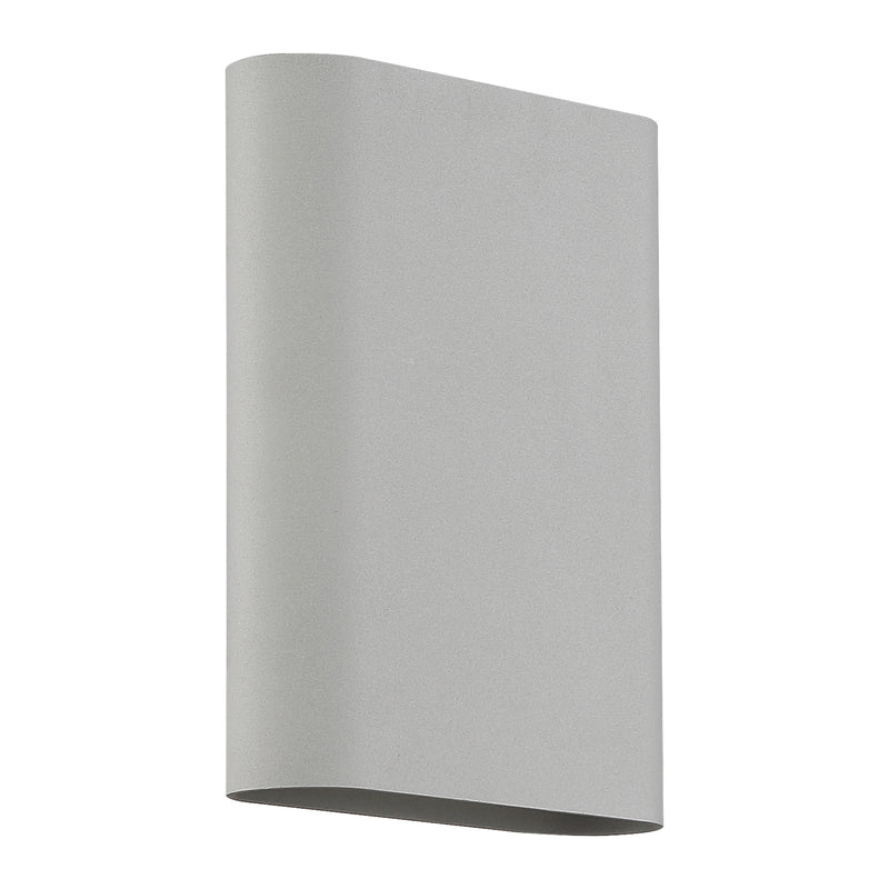 Satin wall-mounted light fixture on a white background