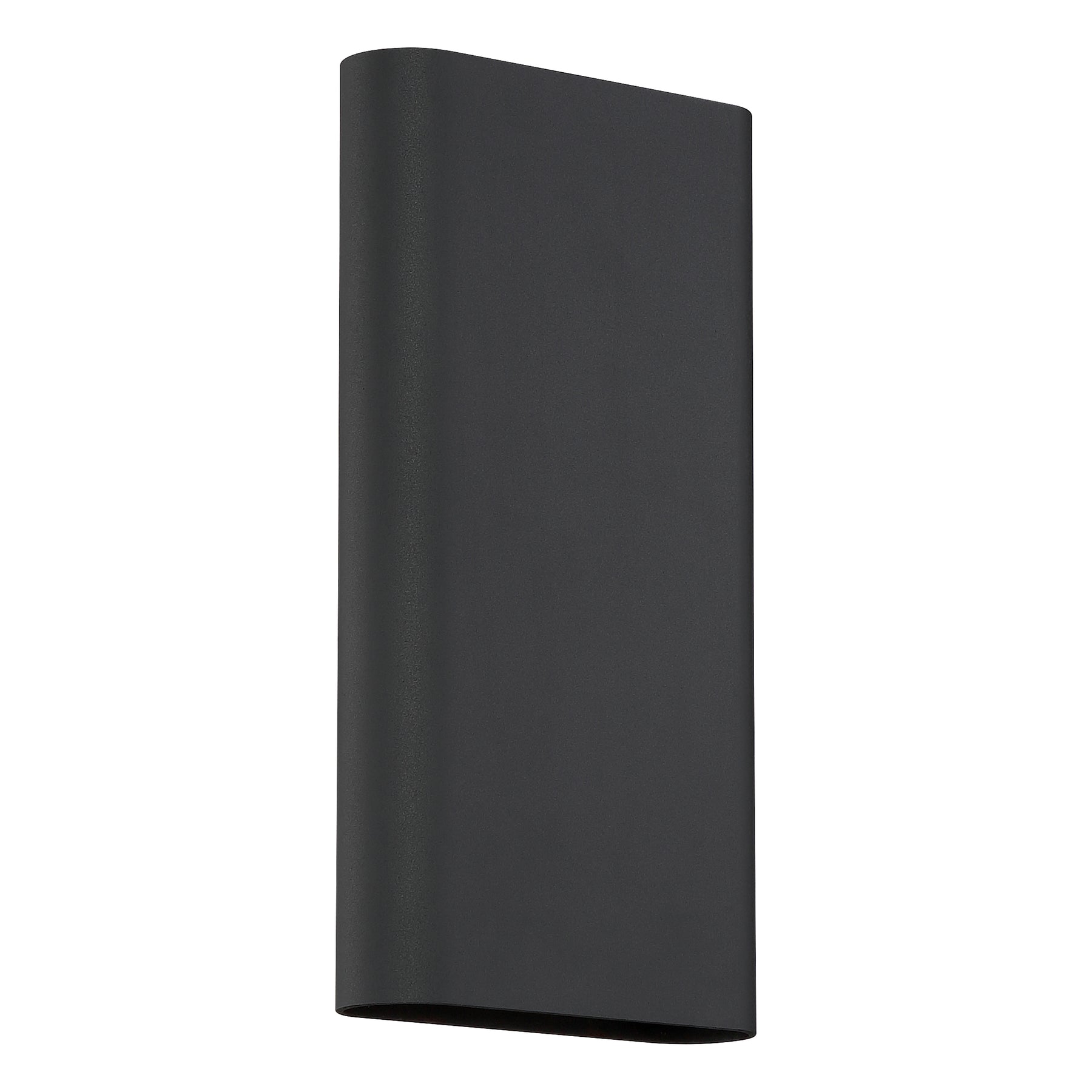Black LED Wall Sconce on a white background