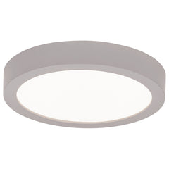 Ulko Outdoor LED Flush Mount Ceiling Light, 15W, 1100 Lumens, 3000K, 120-277V, Silver