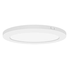 LED Flush Mount Ceiling Light, 1920 Lumens, 24W, 3000K, 120V, White Finish, ModPLUS Collection