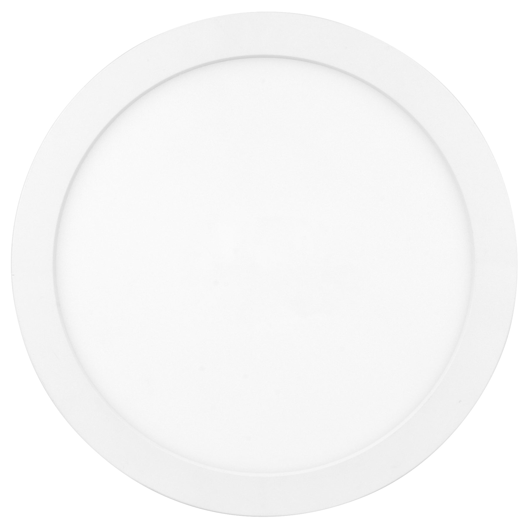 Dual Voltage Emergency Backup LED Flush Mount Ceiling Light, 1440 Lumens, 18W, 3000K, 120V, White Finish, ModPLUS Collection