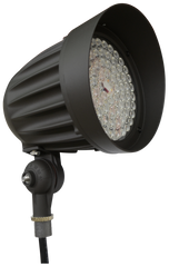 LED Bullet Flood Light, 3200 Lumen Max, Wattage and CCT Selectable, 25 or 45 Degree Beam Angle, 120-277V, Bronze