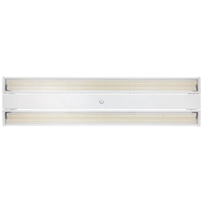 Foldable 4 Foot Linear High Bay, 29,700 Lumens, 180W/200W/220W Selectable, 5000K, 0-10V Dimmable, 120-277V, White Finish