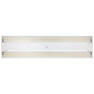 Foldable 4 Foot Linear High Bay, 47,250 Lumens, 290W/320W/350W Selectable, 5000K, 0-10V Dimmable, 120-277V, White Finish