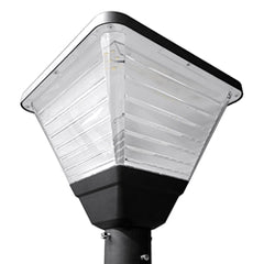 LED Square Post Top Light, 60W, 8520 Lumens, 4000K or 5000K, 120-277V, Black Finish