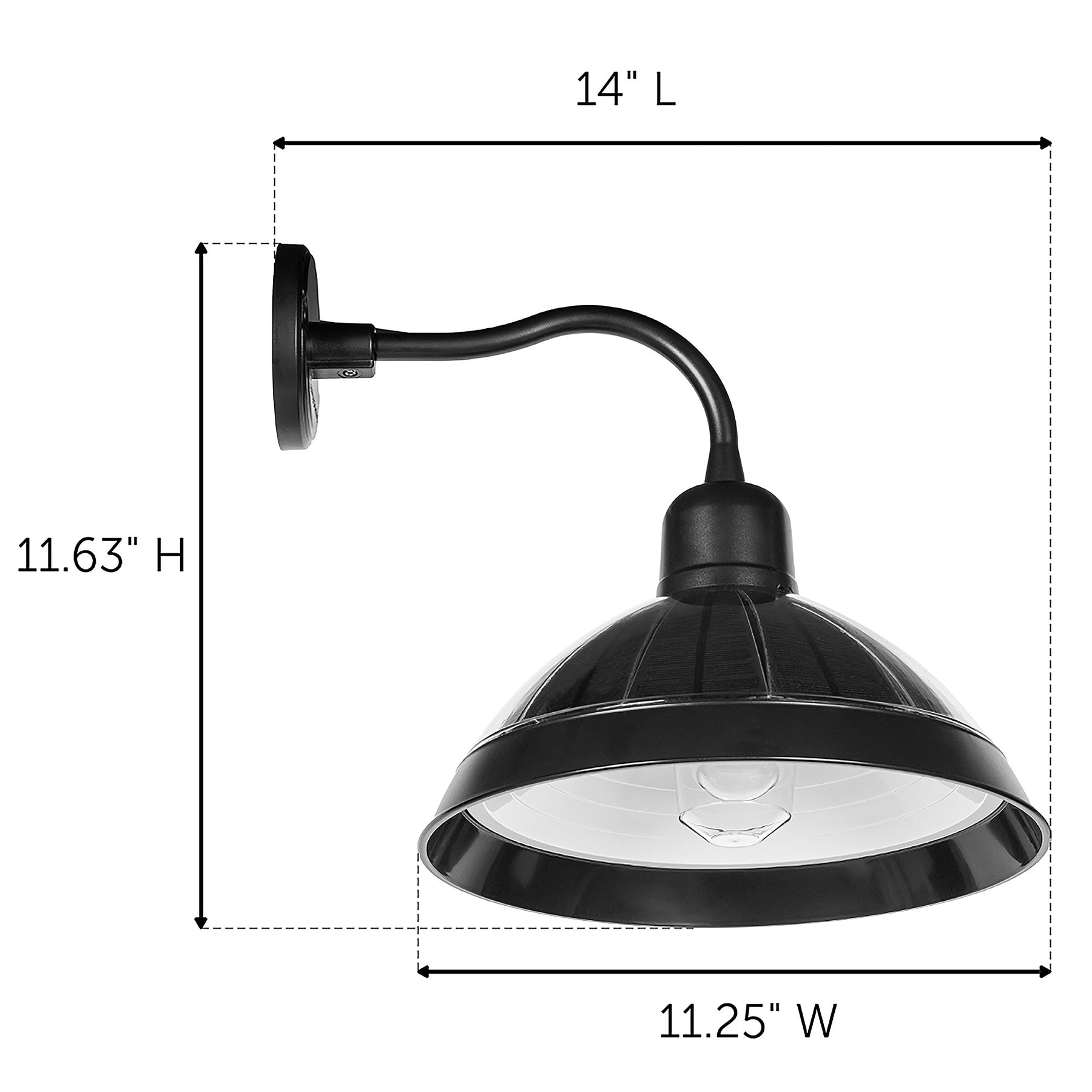 Carriage Solar Barn Light
