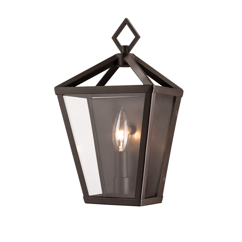 12" Outdoor Wall Sconce, Powdered Coated Bronze, 120V Arnold Collection