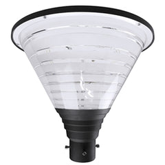 LED Hourglass Post Top Light, 100W, 13210 Lumens, 4000K or 5000K, 120-277V, Black Finish