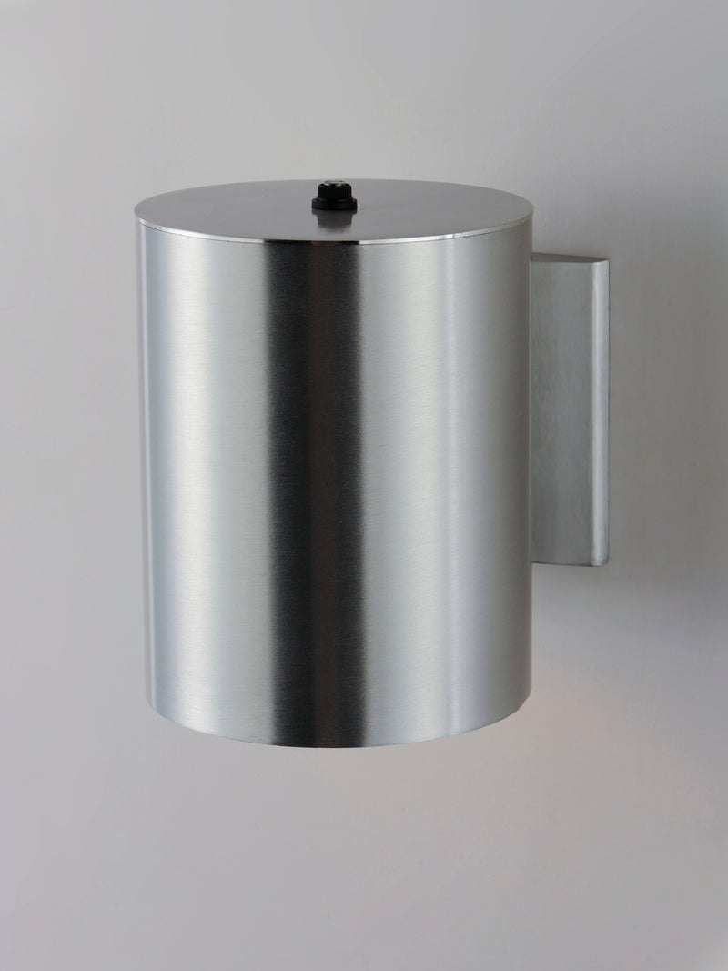 5" Cylinder Down Light, 480 Lumens, 40 Watt, 120 Volts, Brushed Aluminum or Black Finish, Photo Cell Optional