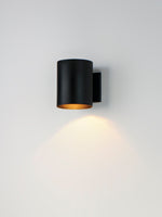 5" Cylinder Down Light, 480 Lumens, 40 Watt, 120 Volts, Brushed Aluminum or Black Finish, Photo Cell Optional