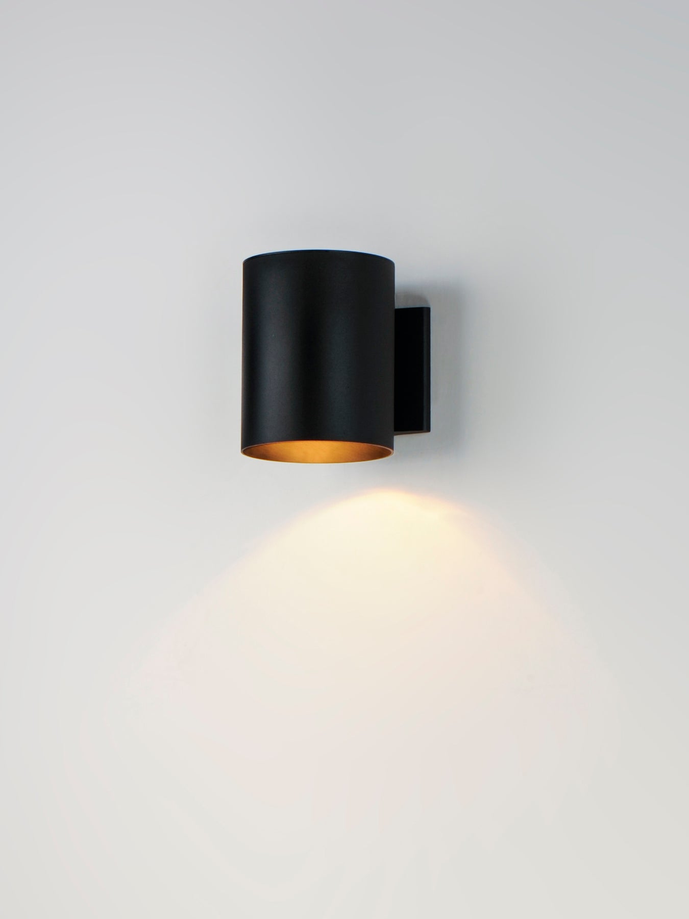 5" Cylinder Down Light, 480 Lumens, 40 Watt, 120 Volts, Brushed Aluminum or Black Finish, Photo Cell Optional
