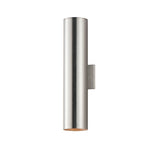 5" Cylinder Up/Down Light, 470 Lumens, 80 Watt, 120 Volts, Brushed Aluminum or Black Finish