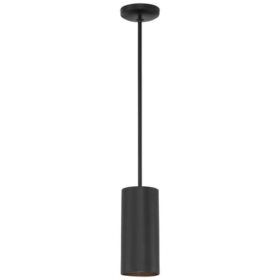 LED Pendant Light, 60W, 120V, Matte Black Finish, Pilson Collection