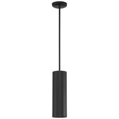 LED Pendant Light, 60W, 120V, Matte Black Finish, Pilson Collection