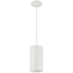 LED Pendant Light, Matte White Finish, 60W, 120V, Pilson XL Collection