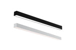 2FT LED Linear Suspended/Grid Mount Fixture, 1150 Lumen Max, Wattage and CCT Selectable, 120-277V, White or Black