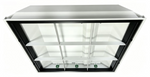 2X2 Foot LED Ready 9 Cell Parabolic Troffer, LED T8 Tube Ready (3 Lamps), Non-Shunted, Single/Double Ended, 120-277V