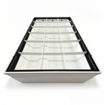 2 x 4 Foot LED Ready 18 Cell Parabolic Troffer, LED T8 Tube Ready (3 Lamps), Non-Shunted, Single/Double Ended, 120-277V