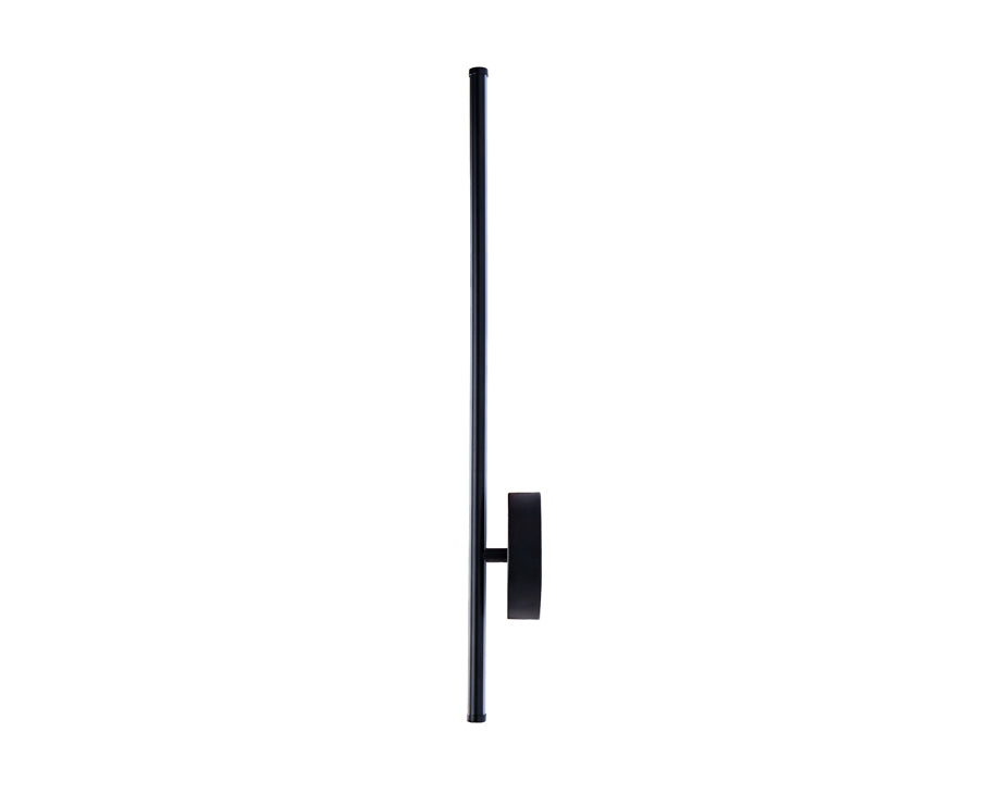 24" LED Wall Sconce, 8W, CCT Selectable, 120-277V, Matte Black
